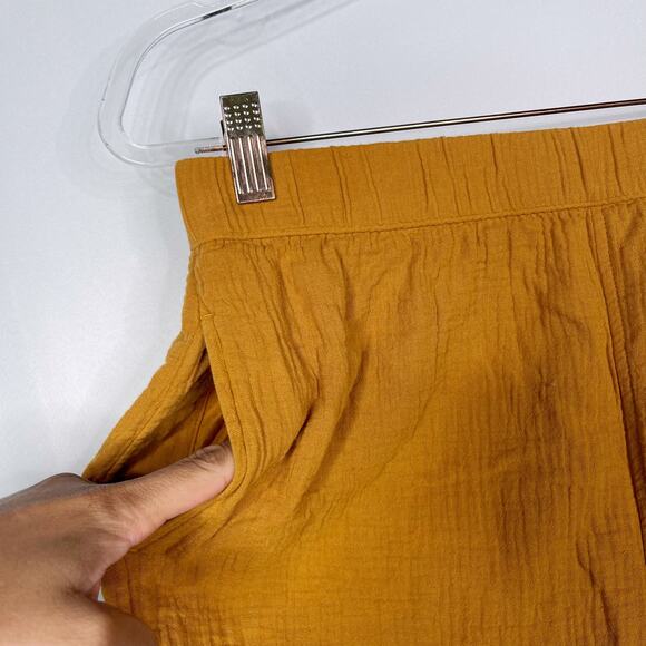 Universal Thread S Rust Orange Cotton Textured High Rise Shorts Pull On Pockets - Picture 4 of 6